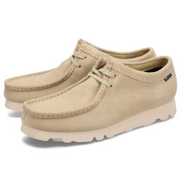 【最大1000円OFFクーポン配布中】 Clarks WALLABEE GTX クラークス ワラビー ゴアテックス シューズ メンズ レディース 防水 ベージュ 26172074