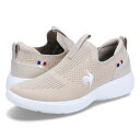 le coq sportif LA RHONE FK 2 ルコック スポルティフ スニーカー スリッポン ラ ローヌ FK 2 レディース ベージュ QL3XJ...
