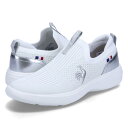 【最大1000円OFFクーポン配布中】 le coq sportif LA RHONE FK 2 ルコック スポルティフ スニーカー スリッポン ラ ローヌ FK 2 レディース ホワイト 白 QL3XJC08WS