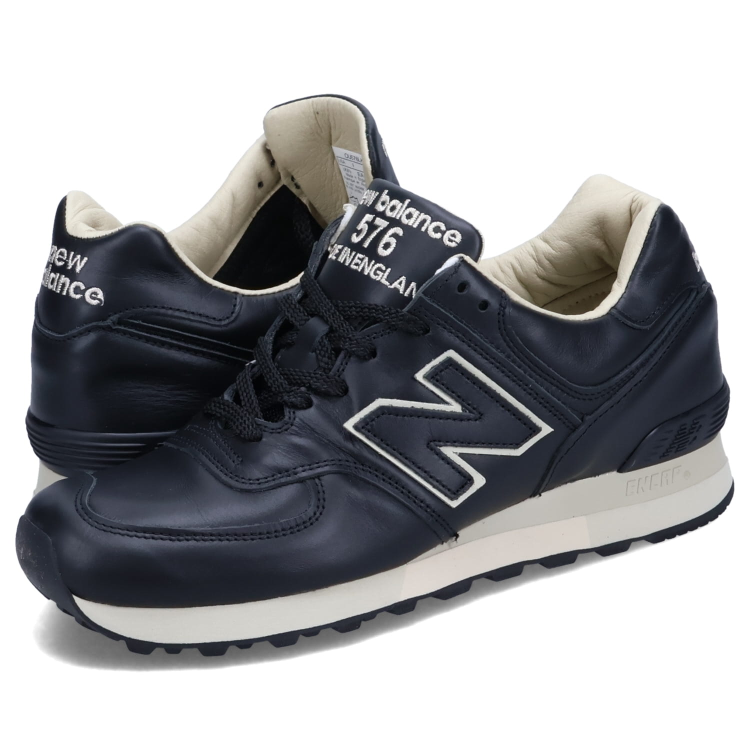 【最大1000円OFFクーポン配布中】 new balance ニューバランス 576 スニーカー メンズ Dワイズ MADE IN UK ブラック 黒 OU576LKK