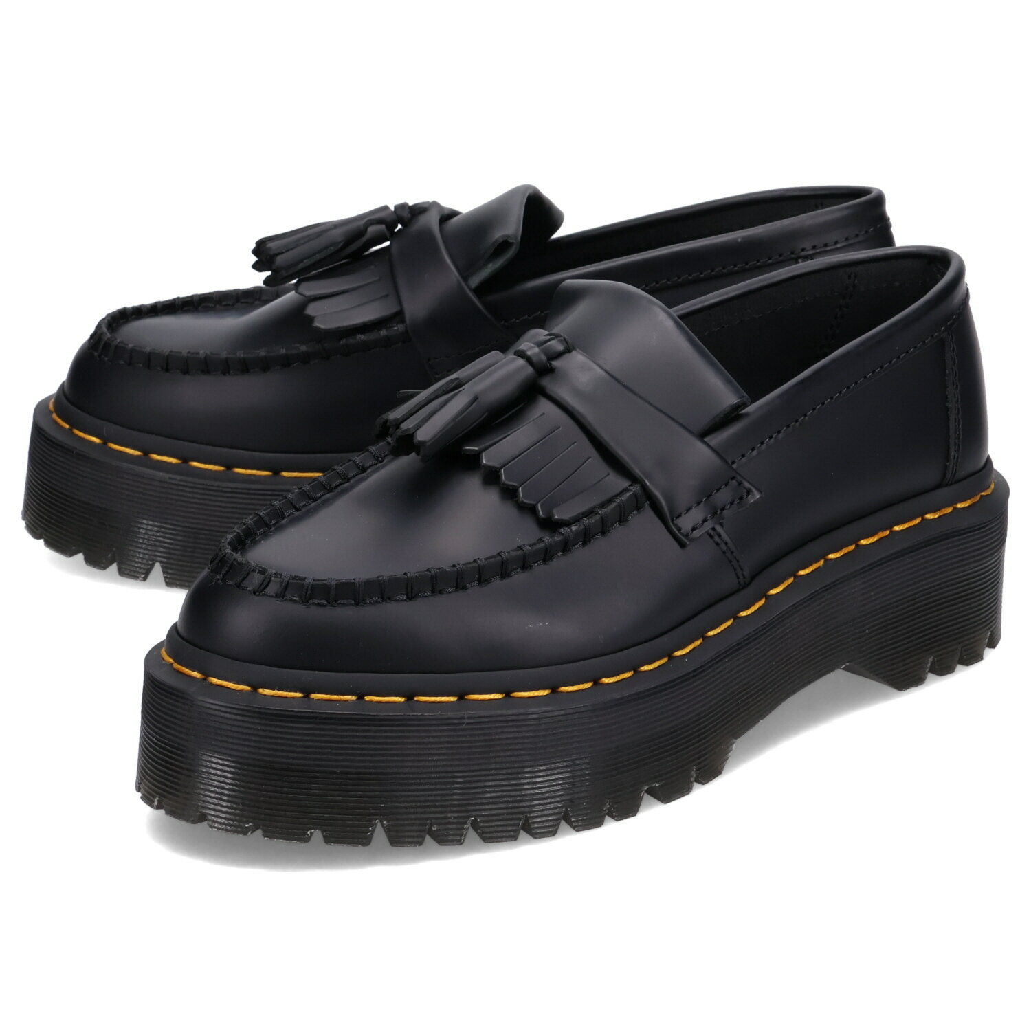 Dr.Martens ADRIAN QUAD TASSEL LOAFER ドクターマーチン タッセルローファー エイドリアン クアッド レディース 厚底 ブラック 黒 27989001