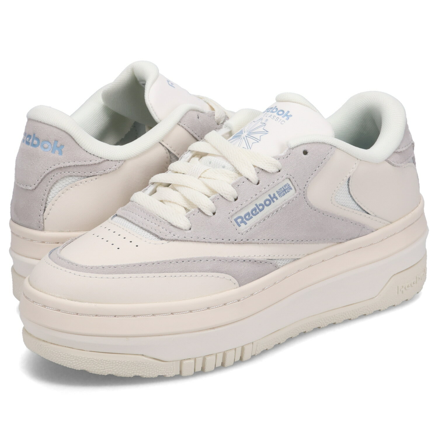 【最大1000円OFFクーポン配布中】 Reebok CLUB C EXTRA リーボック スニーカー クラブシー エクストラ レディース 厚底 オフ ホワイト 100074260