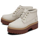 【最大1000円OFFクーポン配布中】 Timberland STONE STREET MID LACE WATERPROOF BOOT ティンバーランド ブーツ チャッカ レディース 防水 ウォータープルーフ ホワイト 白 A64FR