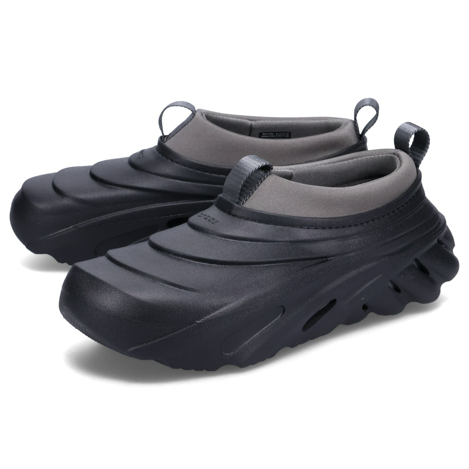 crocs ECHO STORM クロックス スニーカー スリッポン エコー ストーム メンズ レディース ダーク グレー 209414-003