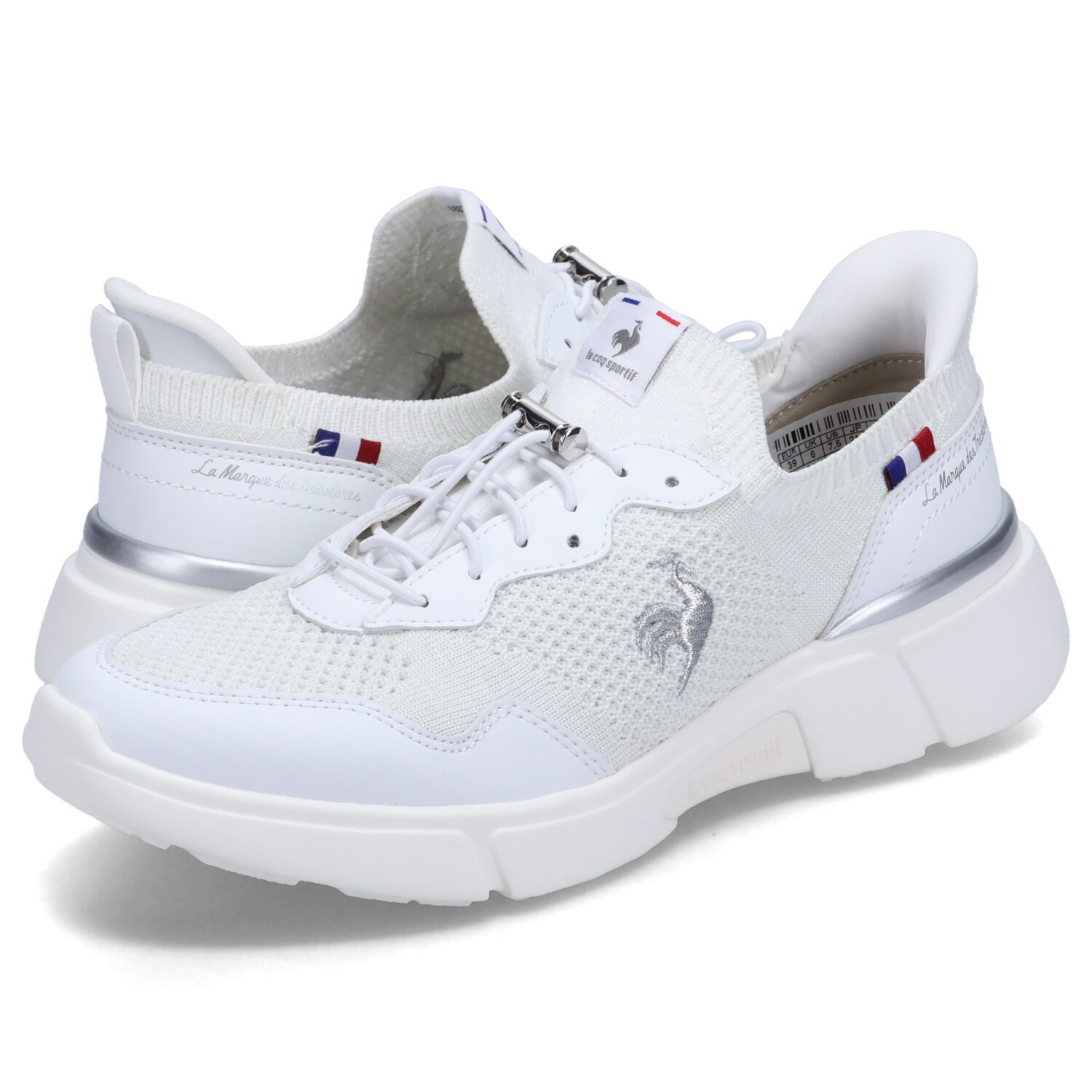 le coq sportif LCS LOIR ルコック スポルティフ スニーカー LCS ロワール レディース 撥水 軽量 ホワイト 白 QL3XJC01WH