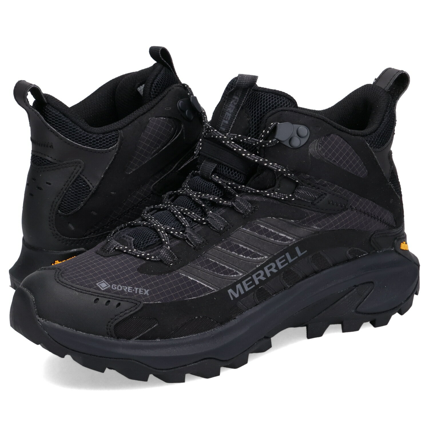 MERRELL MOAB SPEED 2 MID GORE-TEX メレル ハイキングシューズ ブーツ ウォーキング モアブ スピード 2 ゴアテックス メンズ ブラック 黒 J037501