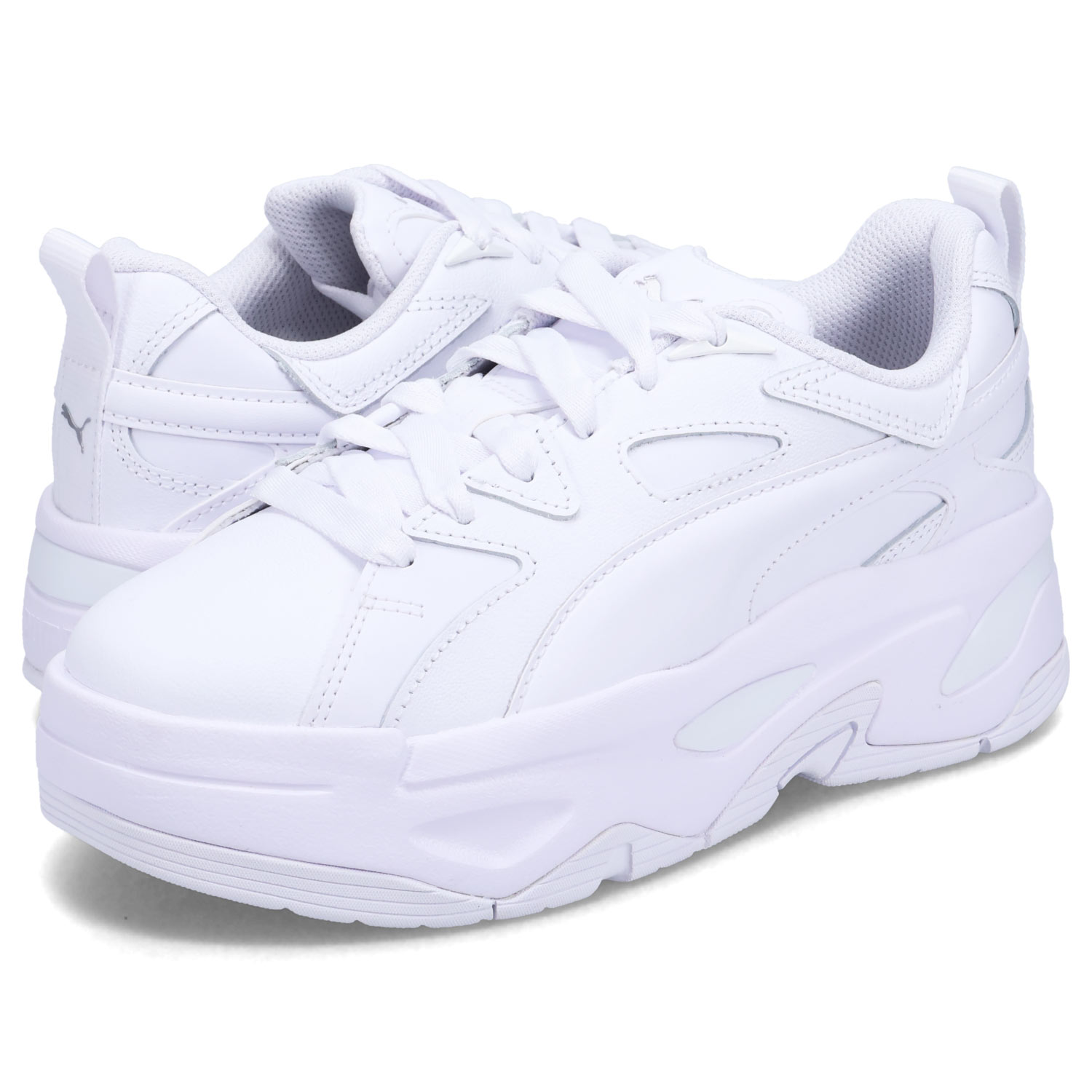 PUMA BLSTR DRESSCODE WMNS プーマ スニーカー ブラスター ドレスコード レディース 厚底 ホワイトベージュ 396094-01