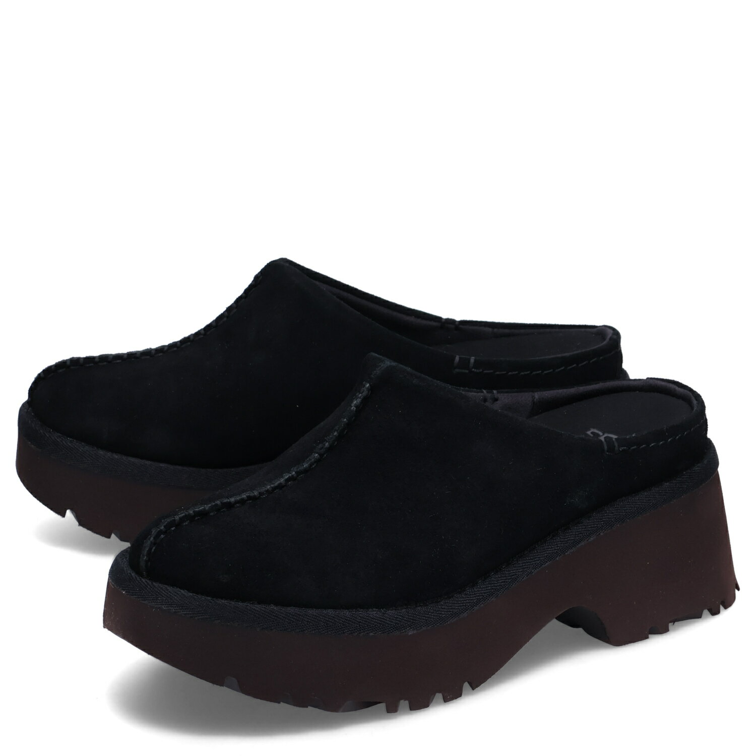 UGG NEW HEIGHTS CLOG アグ サンダル クロッグサンダル ニュー ハイツ レディース 厚底 ブラック 黒 1152731