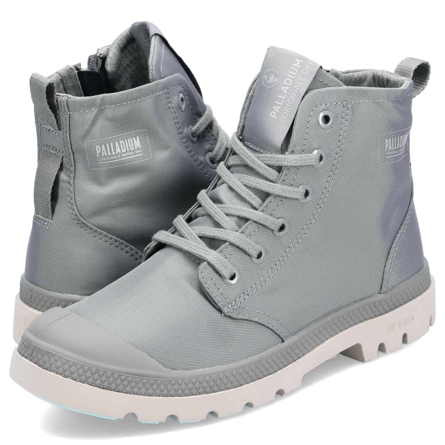 PALLADIUM PAMPA HI SEEKER LITE+ WP+ パラディウム スニーカー パンパ ハイ シーカー ライト プラス メンズ レディース 防水 グレー 77856-071