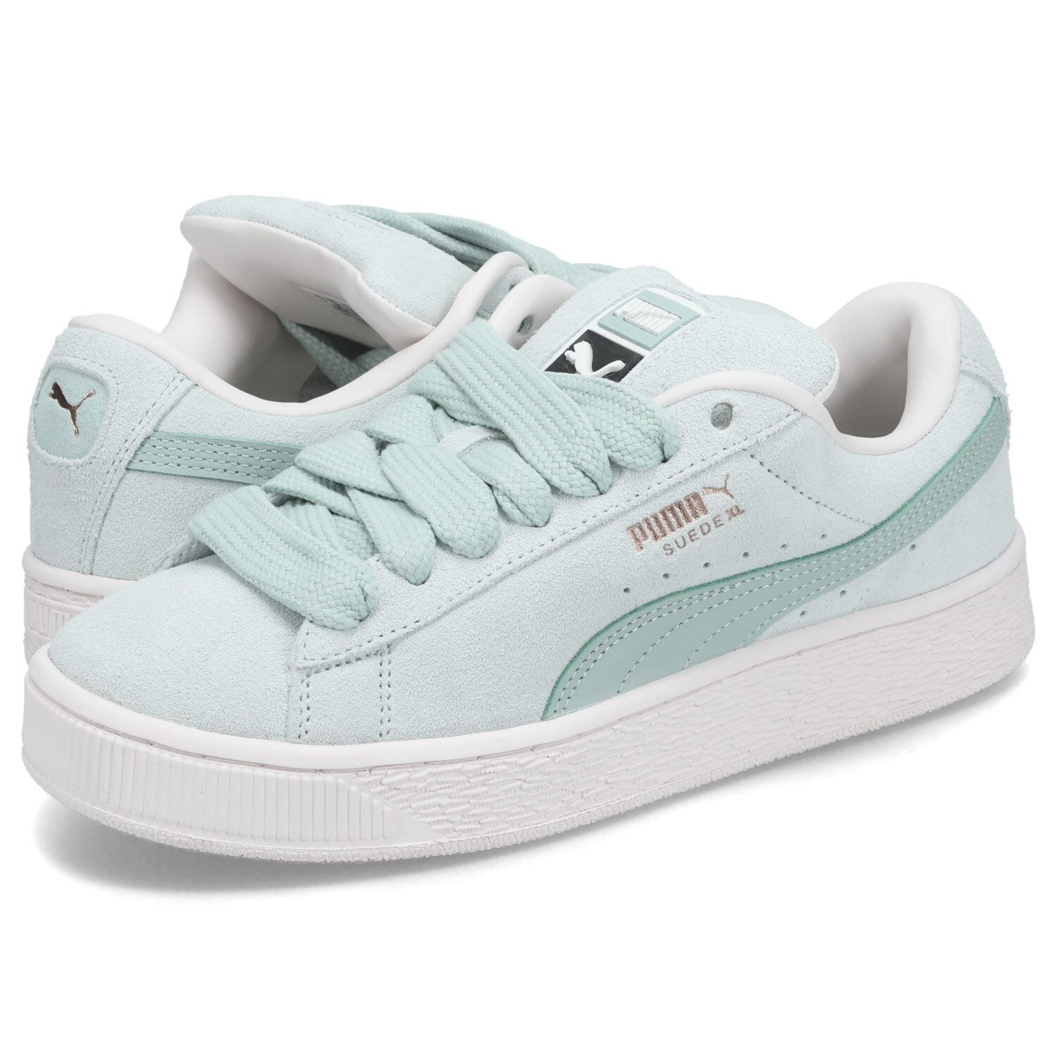 PUMA SUEDE XL プーマ スウェード XL スニーカー レディース ライト ブルー 395205-10