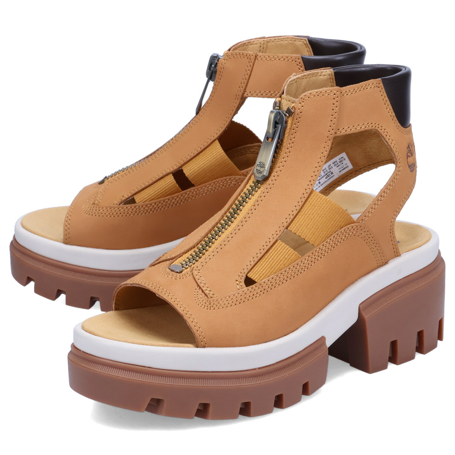 Timberland WS EVERLEIGH GLADIATOR SANDAL ティンバーランド サンダル エバリー グラディエーター レディース 厚底 ウィート A634M