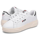 FILA COURT PLUMPY FEATHERY フィラ スニーカー コート プランピー フェザリー レディース 厚底 ホワイト白 UFW24054