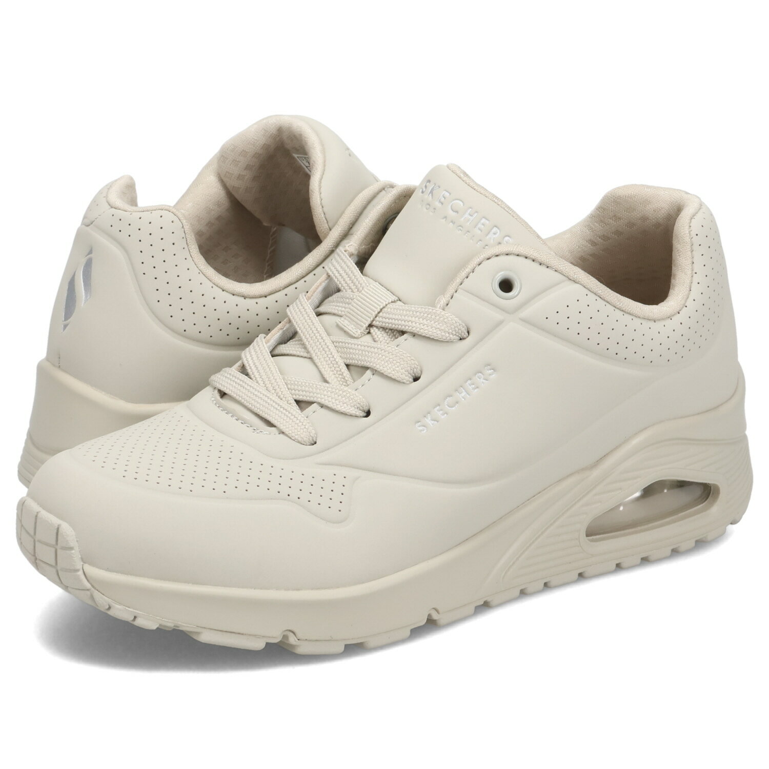 SKECHERS UNO STAND ON AIR スケッチャーズ スニーカー ウノ スタンド オン エア レディース オフ ホワイト 73690