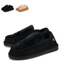 MEI FUR MOCASHOES メイ ムートンシューズ フェイクファー ルームシューズ メンズ ブラック ベージュ 黒 MEI-SHM-243013