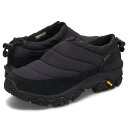 メレル COLDPACK 3 ZERO THERMO WATERPROOF MERRELL シューズ スリッポン ウインターシューズ コールドパック 3 ゼロ サーモ ウォータープルーフ レディース 防水 ブラック 黒 J5006755