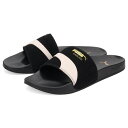 PUMA LEADCAT 2.0 SUEDE OG SLIDES プーマ サンダル スライドサンダル リードキャット2.0 スエード OG メンズ ブラック 黒...