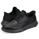 SKECHERS GARZA CARLYN WP スケッチャーズ ガルザ カーリン ダブリューピー スニーカー メンズ ブラック 黒 205278