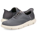SKECHERS SLIP-INS GARZA PALMA スケッチャーズ スリップインズ ガルザ パルマ スニーカー メンズ グレー 205303