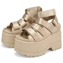 UGG W GOLDENRISE アグ サンダル ストラップサンダル ゴールデンライズ レディース 厚底 ベージュ 1167431