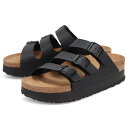 BIRKENSTOCK FLORIDA 3 FLEX PLATFORM ビルケンシュトック フロリダ 3 フレックス プラットフォーム サンダル レディース 細幅 厚底 ブラック 黒 1029737