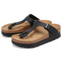 BIRKENSTOCK GIZEH ビルケンシュトック サンダル ギぜ レディース 普通幅 厚底 ブラック 黒