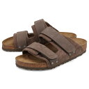 BIRKENSTOCK Uji LENB/LEVE ビルケンシュトック サンダル コンフォートサンダル ウジ メンズ レディース ダーク グレー