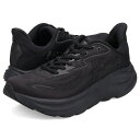 HOKA ONE ONE CLIFTON 10 ホカオネオネ スニーカー クリフトン 10 メンズ ブラック 黒 1162030-BBLC