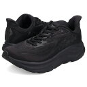 HOKA ONE ONE CLIFTON 10 WIDE ホカオネオネ スニーカー クリフトン 10 ワイド メンズ ブラック 黒 1162032-BBLC