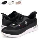 le coq sportif LCS SEVRES II WIDE SI ルコック スポルティフ スニーカー LCS セーヴル II ワイド SI レディース ブラック ホワイト ピンク 黒 白 LU5FSN73LZ