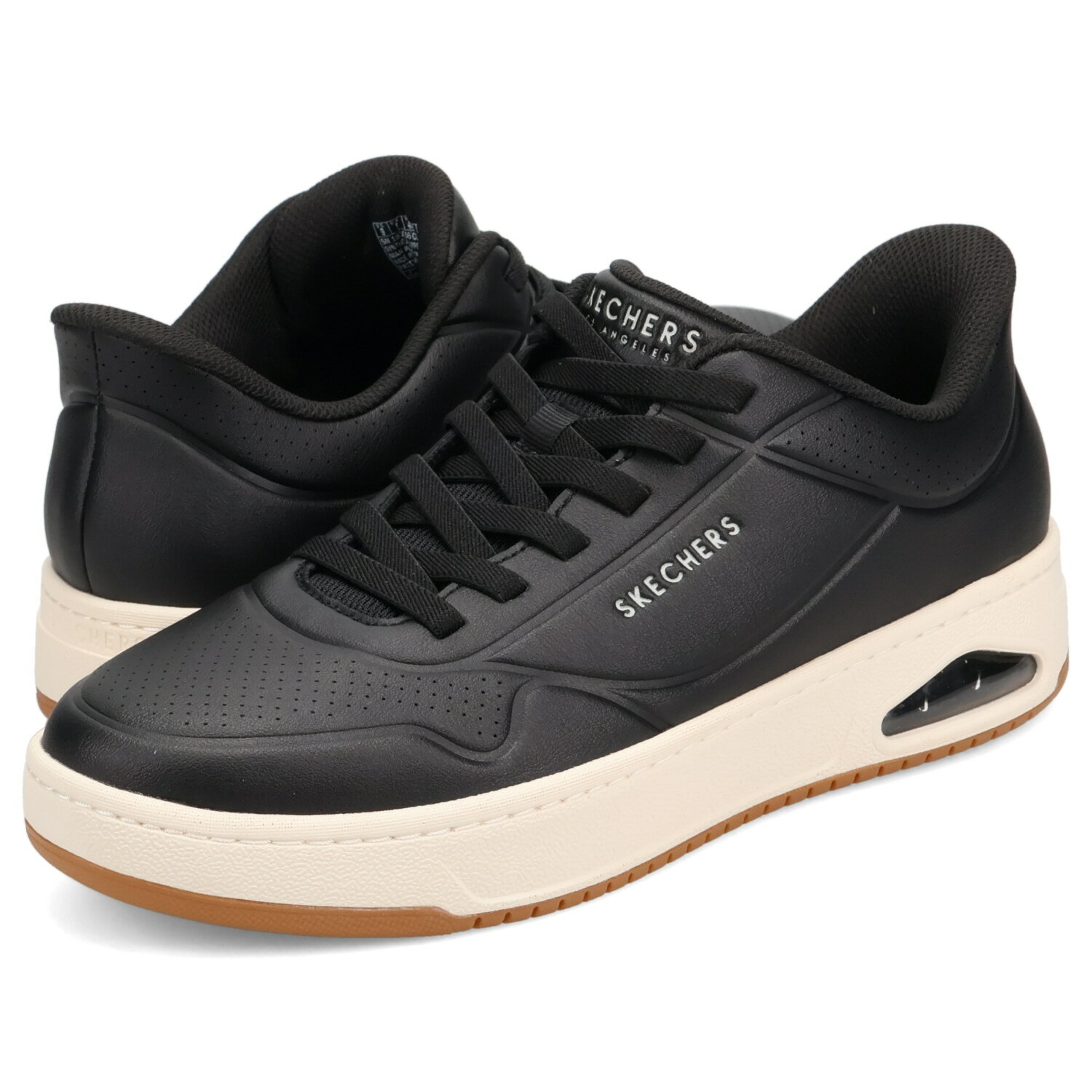 【最大1000円OFFクーポン発行中】 SKECHERS SLIP-INS UNO CTL スケッチャーズ スリップインズ ウノ CTL レイング ロー スニーカー メンズ ブラック 黒 183156