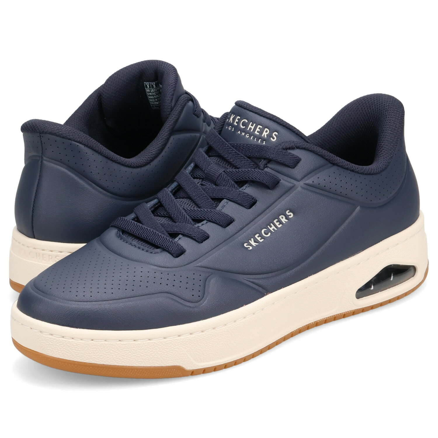 SKECHERS SLIP-INS UNO CTL スケッチャーズ スリップインズ ウノ CTL レイング ロー スニーカー メンズ ネイビー 183156