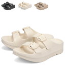 TELIC W-BUCKLE2 テリック サンダル スライドサンダル メンズ レディース 厚底 ブラック ホワイト ライト ブラウン 黒 白