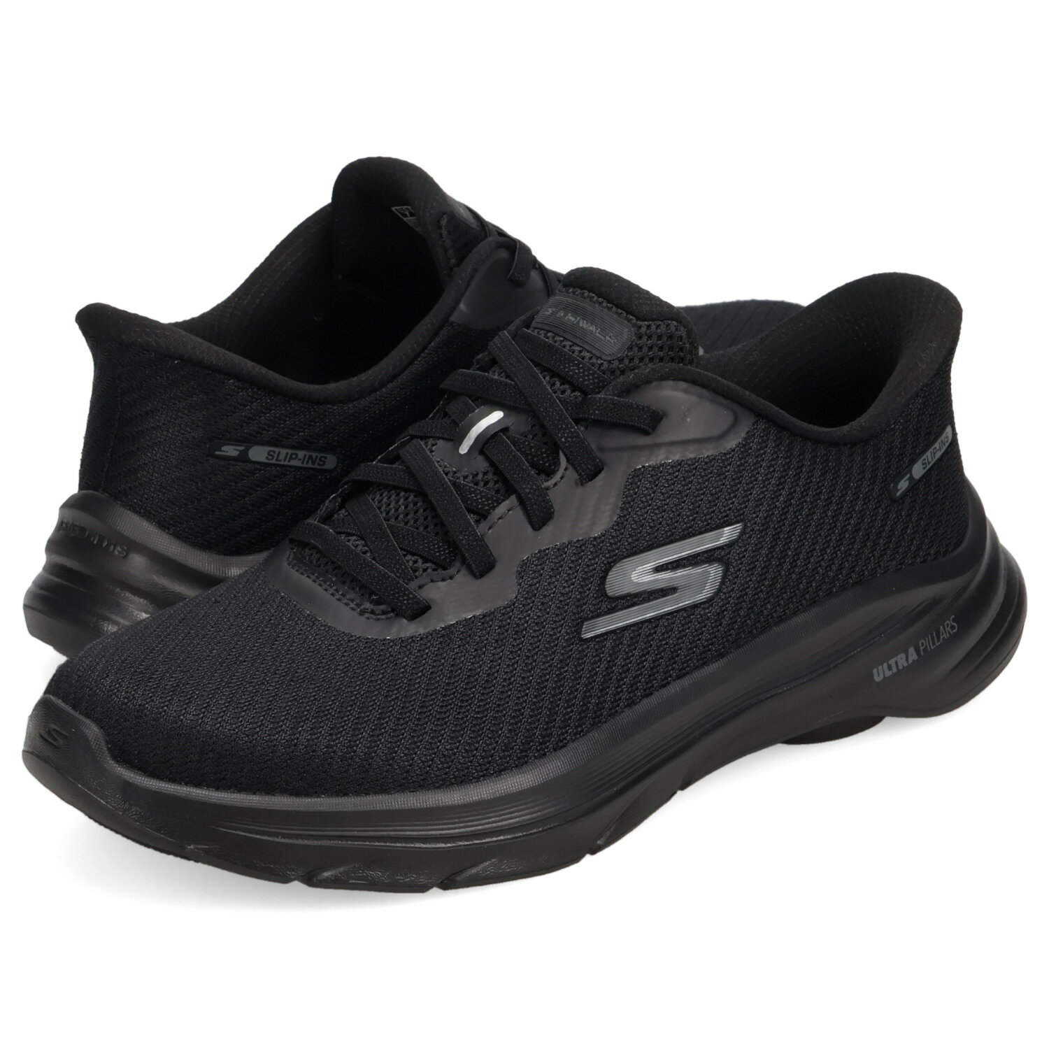 SKECHERS GO WALK 8 NADIA スケッチャーズ スニーカー ゴーウォーク 8 ナディア レディース ブラック 黒 125925