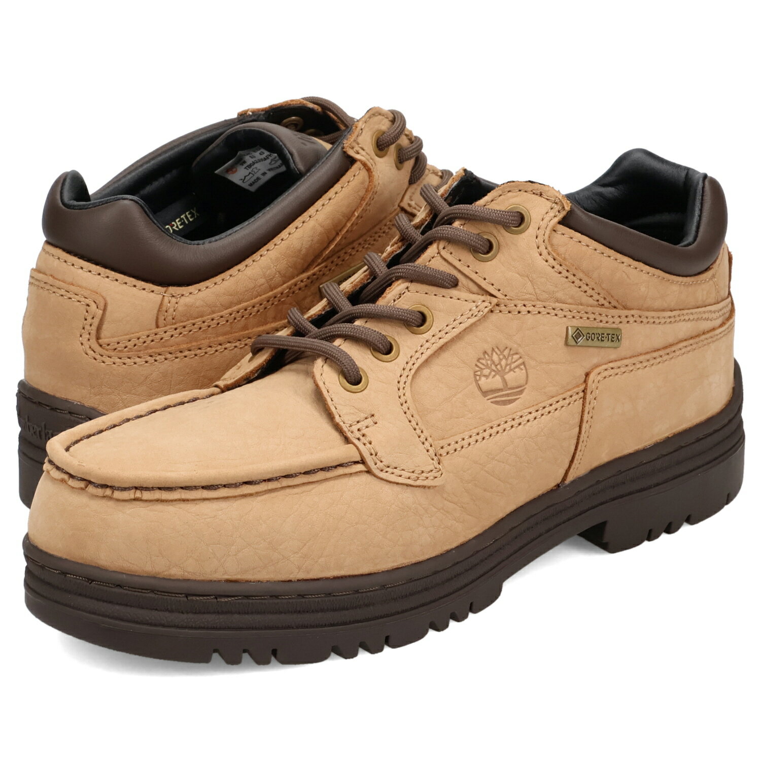 【最大1000円OFFクーポン発行中】 Timberland MOC TOE GTX ティンバーランド ブーツ ヘリテージ GTX モックトゥ ミッド メンズ Wワイズ 防水 ブラウン A2JU5