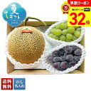 【お買物マラソンpoint最大32倍】 お中元 早割 御中元 夏ギフト ギフト プレゼント 暑中見舞い 2025 送料無料 北海道産 メロン&2種のぶどう詰合せ「B14-2」フルーツ 果物 メロン 北海道産 ぶどう ブドウ 贈り物 お返し ご挨拶 詰合せ 詰め合わせ のし 名入れ可