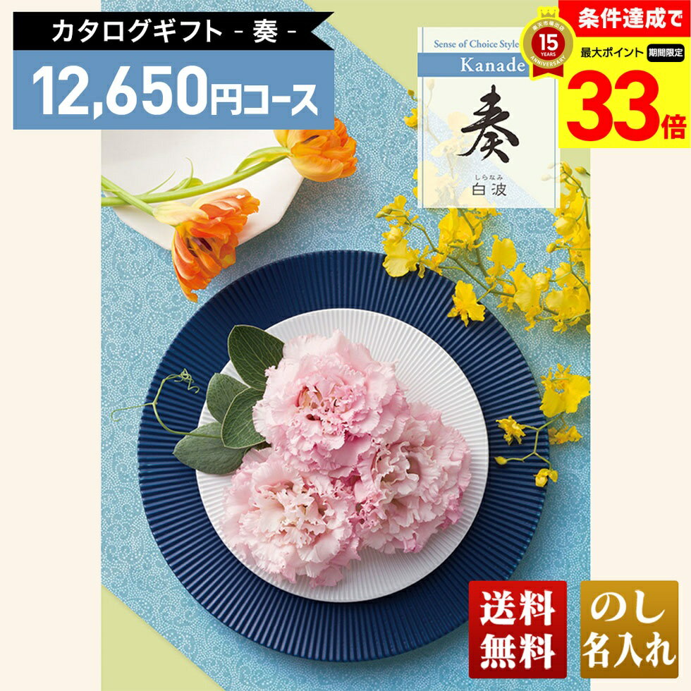 楽天ギフト専門店 noel-deco【楽天スーパーセール最大33倍】 送料無料 カタログギフト 奏 白波コース「KNH」｜贈り物 おくりもの お返し お礼 御礼 お祝い 御祝い 御祝 内祝 内祝い 結婚 御結婚 結婚内祝 出産 御出産 出産内祝 入学 御入学 入学祝 入学内祝養