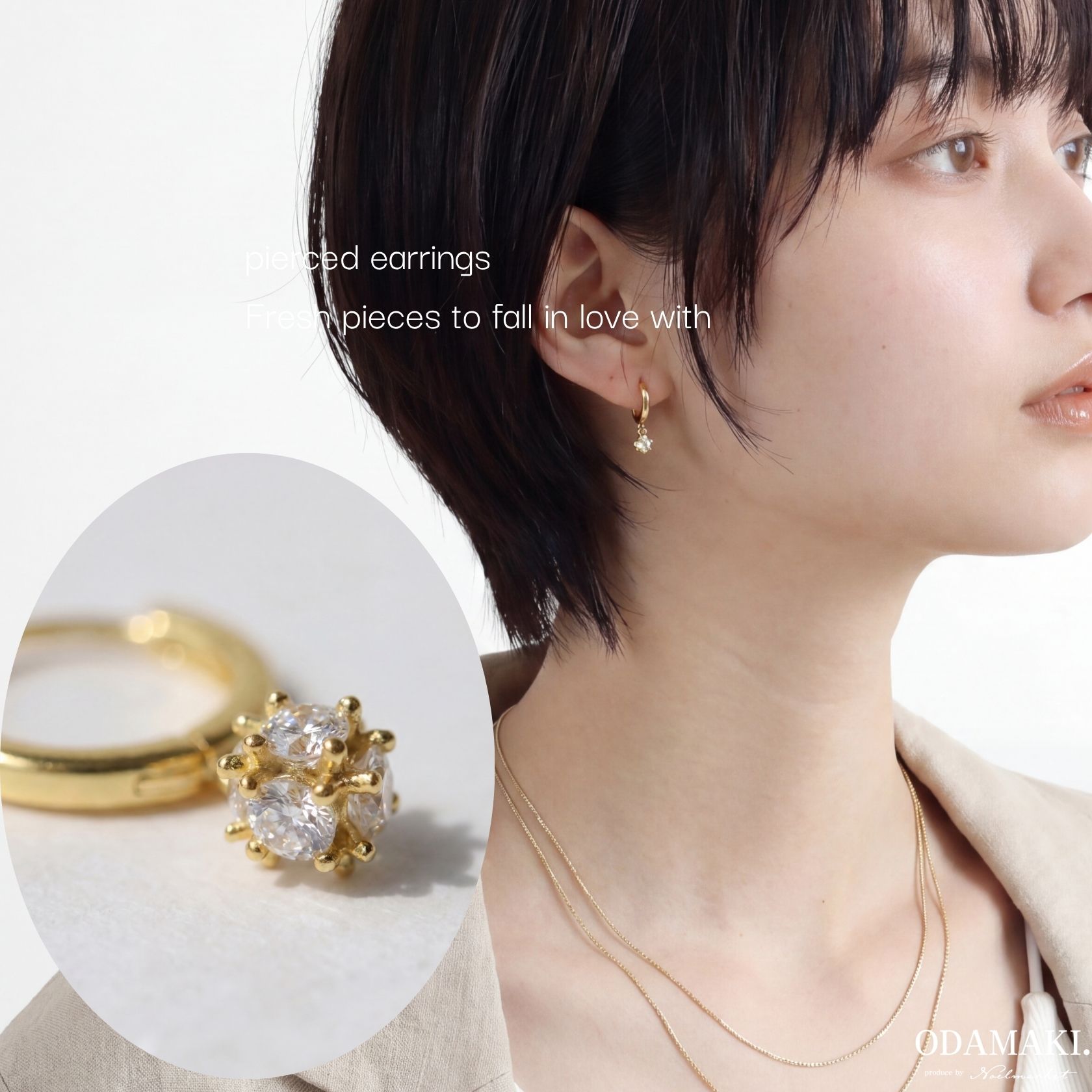 【金属アレルギー対応】ピアス フープピアス つけっぱなし 揺れる シルバー925 18Kコーティング 小ぶり キラキラピアス ニッケルフリー 上品 高見え レディース 大人 30代 40代 プレゼント