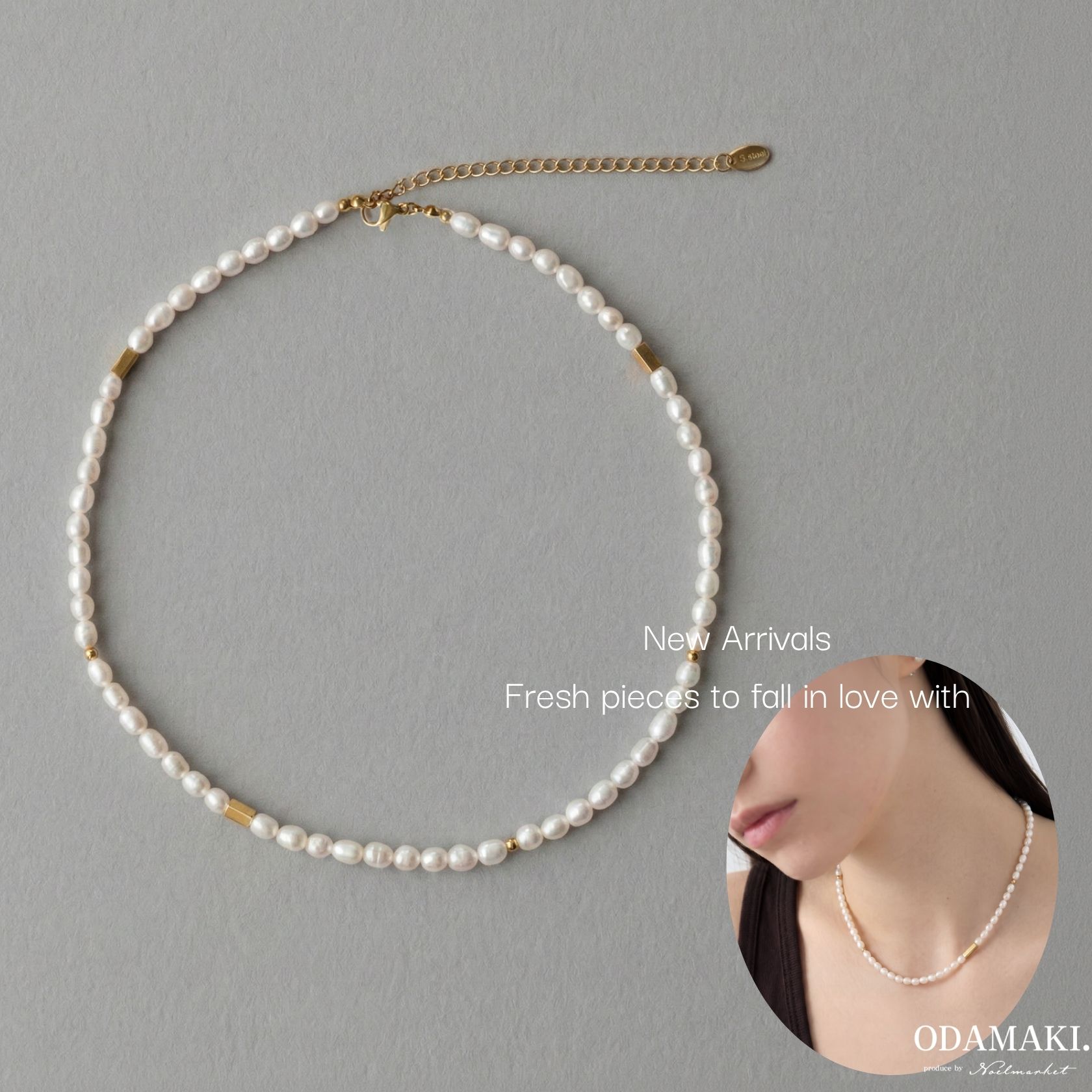 【金属アレルギー対応】ネックレス 淡水パール 316L サージカルステンレス チョーカー スキンネックレス つけっぱなし ニッケルフリー ゴールド 上品 高見え 大人 カジュアル フォーマル 結婚式 入学式 卒業式 レディース 30代 40代 ギフト プレゼント パールジュエリー