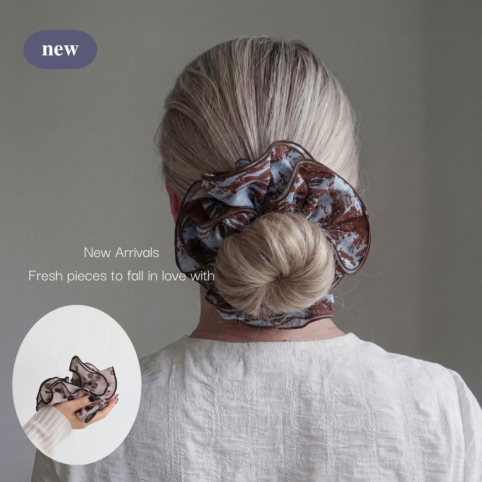 シュシュ 大きめ ボリューム ヘアゴム ニュアンス柄 レオパード柄 ビッグシュシュ おしゃれ 大人可愛い 上品 こなれ感 まとめ髪 ポニーテール お団子ヘア ヘアアクセサリー レディース カジュアル フォーマル トレンド 韓国風 ギフト プレゼント