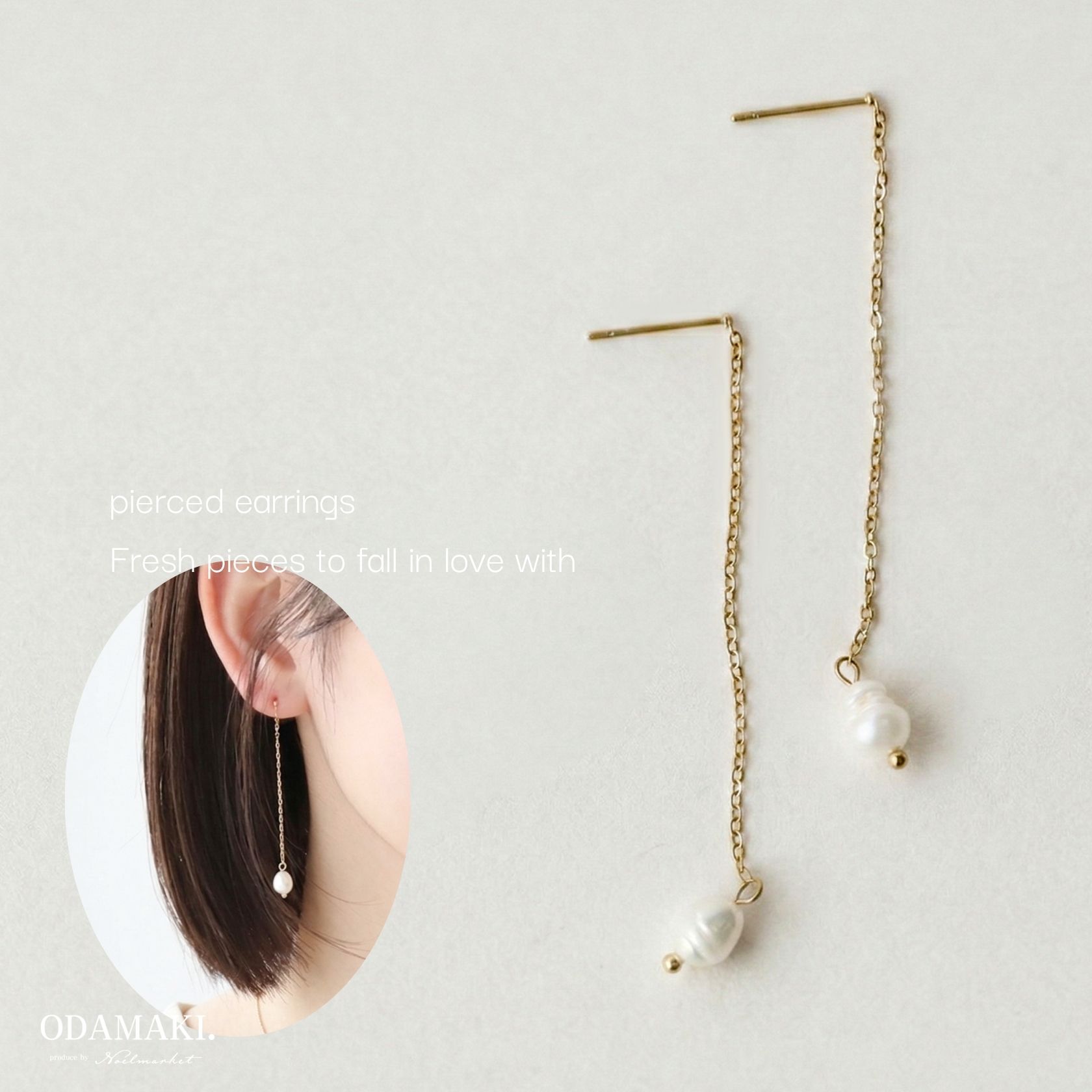 Rakuten - ピアス 金属アレルギー つけっぱなし 淡水パール 揺れる ニッケルフリー ステンレス チェーン レディ ース シンプル 人気 30代 40代 大人 おしゃれ 彼女 誕生日 プレゼント