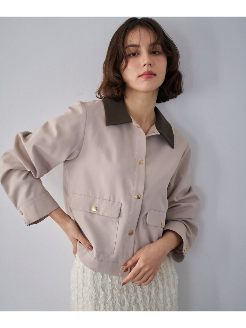 Rakuten - 【SALE／30%OFF】アウトポケットブルゾン Noela ノエラ ジャケット・アウター ブルゾン・ジャンパー ベージュ ブラウン【RBA_E】【送料無料】[Rakuten Fashion]