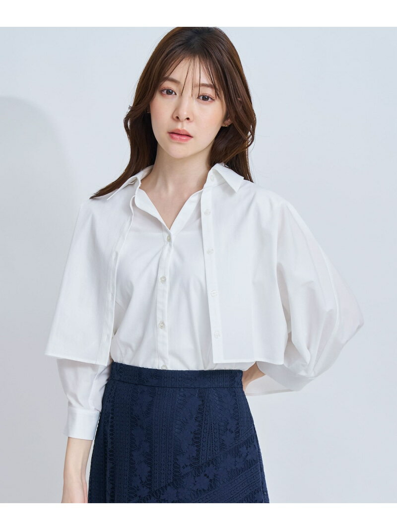 Rakuten - 【SALE／10%OFF】レイヤードライクシャツ Noela ノエラ トップス シャツ・ブラウス ホワイト イエロー ネイビー【RBA_E】【送料無料】[Rakuten Fashion]