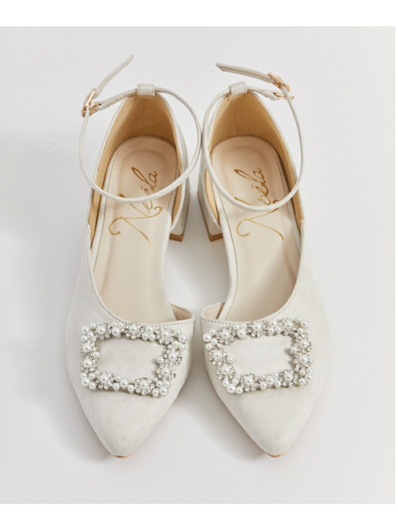 【SALE／60%OFF】ビジューパンプス Noela ノエラ シューズ・靴 パンプス ホワイト ピンク パープル【RBA_E】【送料無料】[Rakuten Fashion]のサムネイル