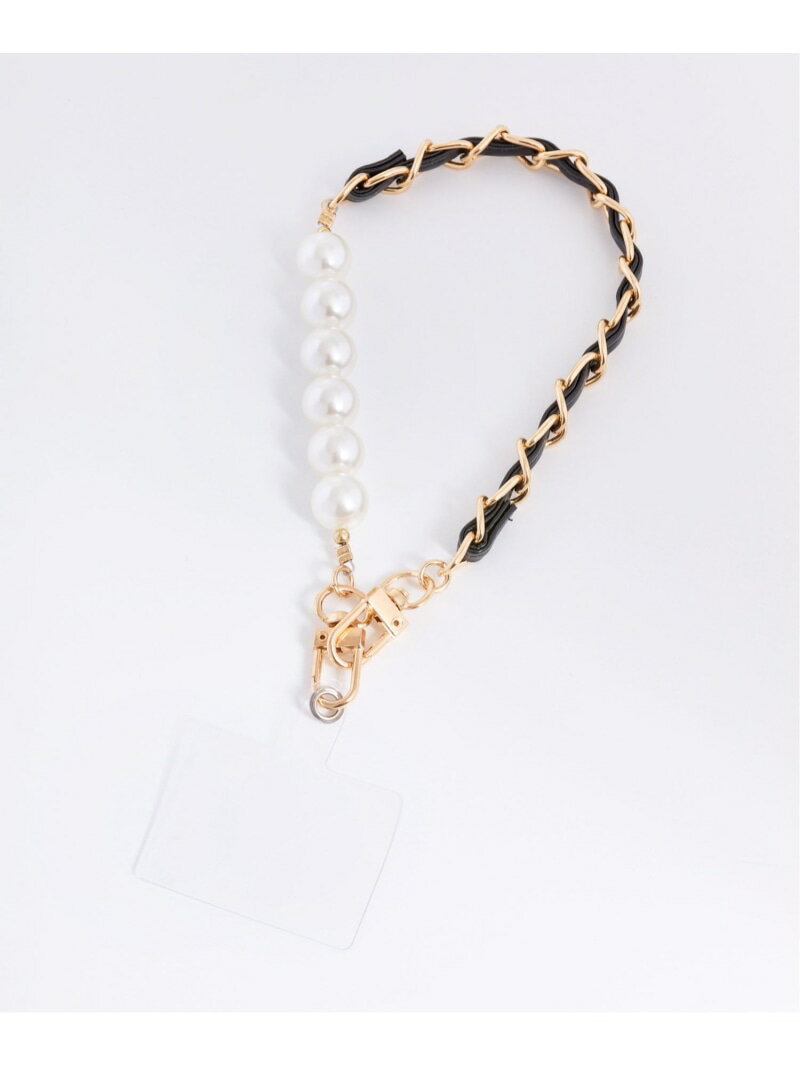 【SALE/50%OFF】ACCパール×合皮ベルトスマホストラップ Noela ノエラ ファッション雑貨 チャーム・キーチェーン【RBA_E】[Rakuten ...