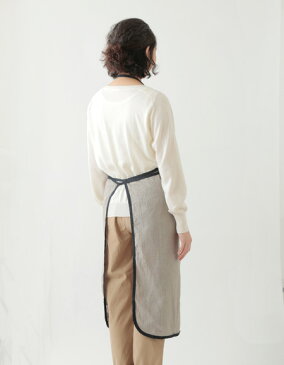 fog linen work(フォグリネンワーク) リネンパイピングエプロン ナチュラル おしゃれ