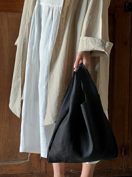 日本製 リネン100% NOVEMBER LINEN（ノーベンバーリネン） リネン　エコバッグ　ブ...