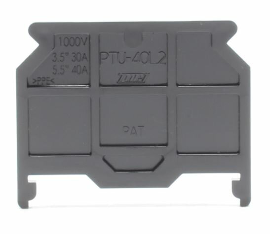 Rakuten - 【在庫有】端子台PTUシリーズ用側板(レール取付型) PTU-40L2 東洋技研 TOGI　在庫数量表示