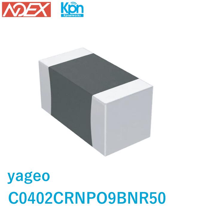 C0402CRNPO9BNR50 Yageoإߥåǥ MLCC - SMD/SMT 0.50pF 50V NPO .25pFŻʡ߸˽ʬò