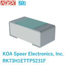 NOEX Kpn Direct㤨RK73H1ETTP5231F KOA Speer Electronics, Inc. 5.23 kOhms 1% 0.1W1/10W å 04021005᡼ȥˡ ֺAEC-Q200Ѽ  Żʡ߸˽ʬòפβǤʤ1ߤˤʤޤ