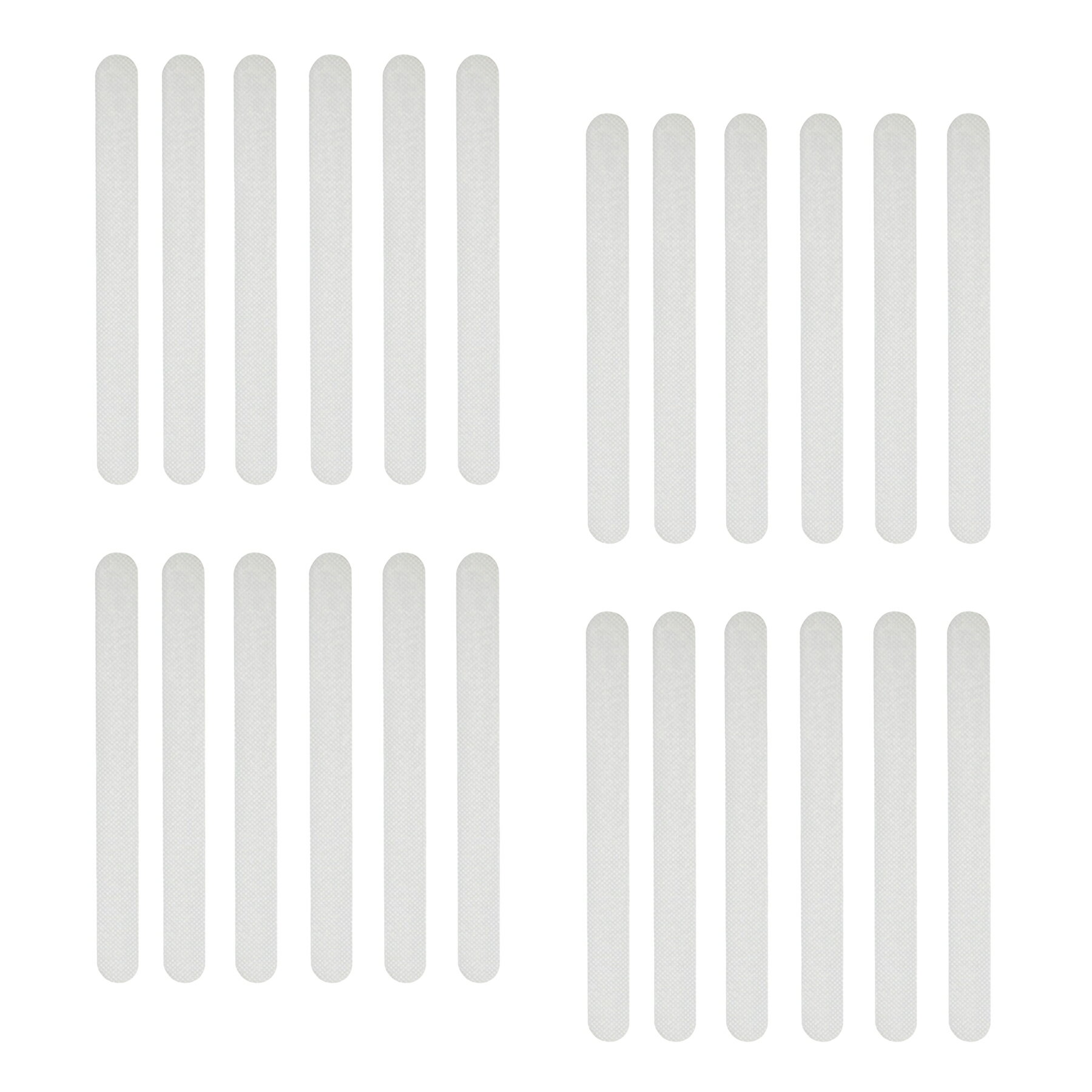 【当店内2個以上ご購入で送料198円→0円！】お風呂 浴槽 滑り止め テープ 24枚 透明 転倒 防止 安全 シ..